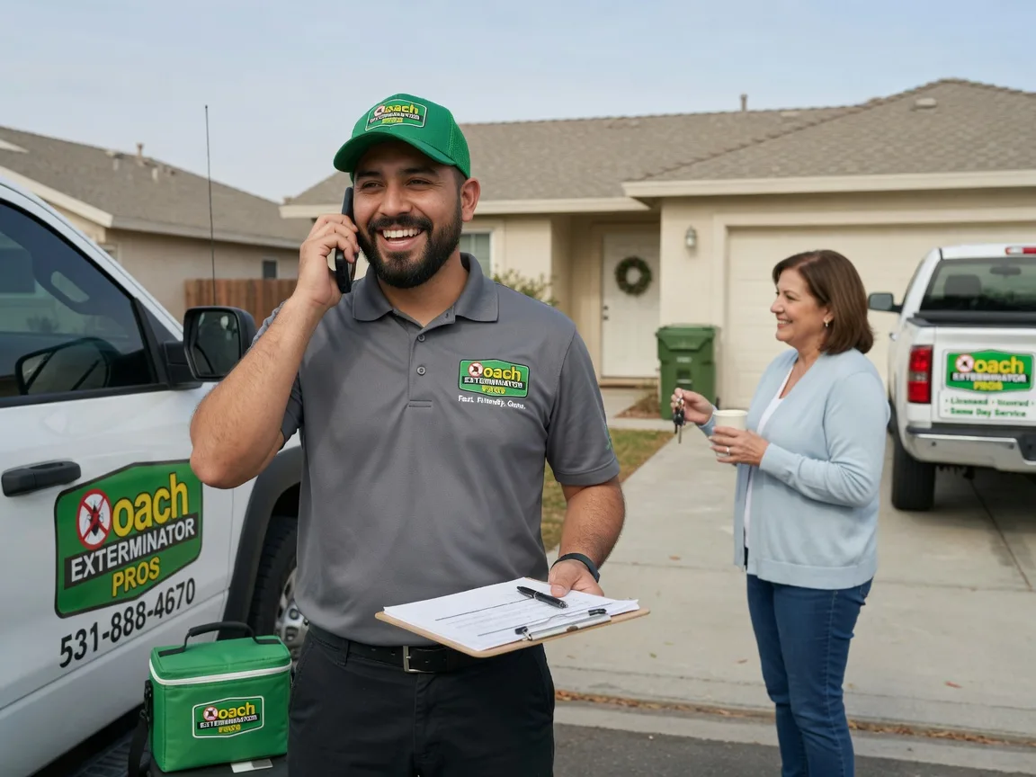 Pest Control Roach Exterminator Holmesville, OH FAQs